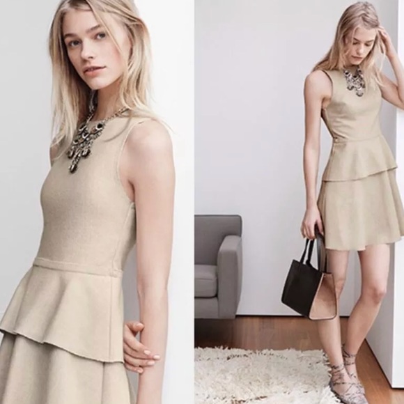 banana republic peplum dress